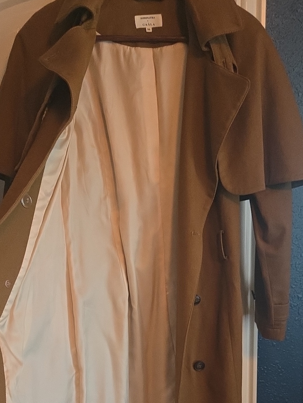 Shirinatra Waston Coat  Brown Small - Picture 5 of 10